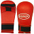 Перчатки pL спаринг., для карате Ronin, красные, кожа,загнутые. класс Люкс, Пакистан F114А+ 